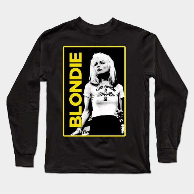 Retro Blondie Long Sleeve T-Shirt by Gold The Glory Eggyrobby